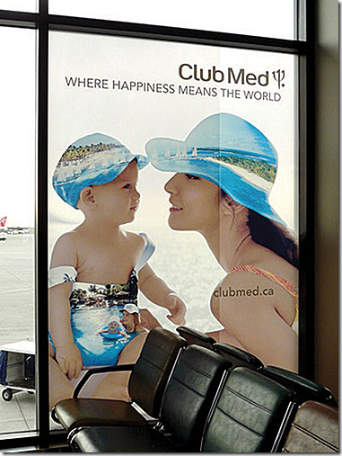 Club Med - Affichage